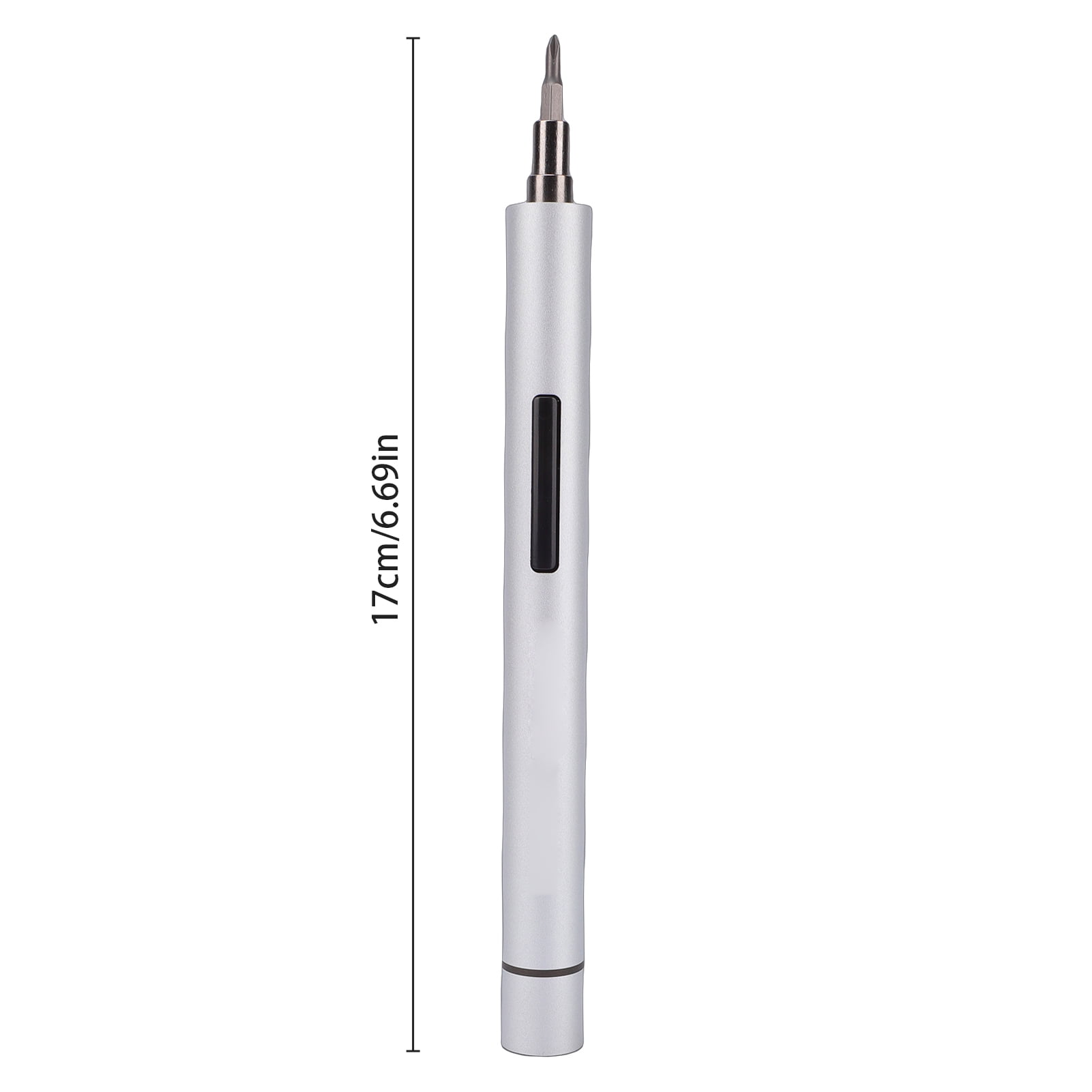 Air Compressor Screwdriver Set 20pcs Bits Electric and Manual Screwdriver Aluminum Body Portable Tool Magnetic Design Maintenance Watch Camera