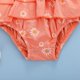 thumbnail image 3 of Gibobby Mameluco polar Bebé recién nacido Verano Estampado Naranja Volante Sin mangas Bebé Niño Onesie Bebé Ropa para gatear(Naranja, 18-24 Meses), 3 of 5