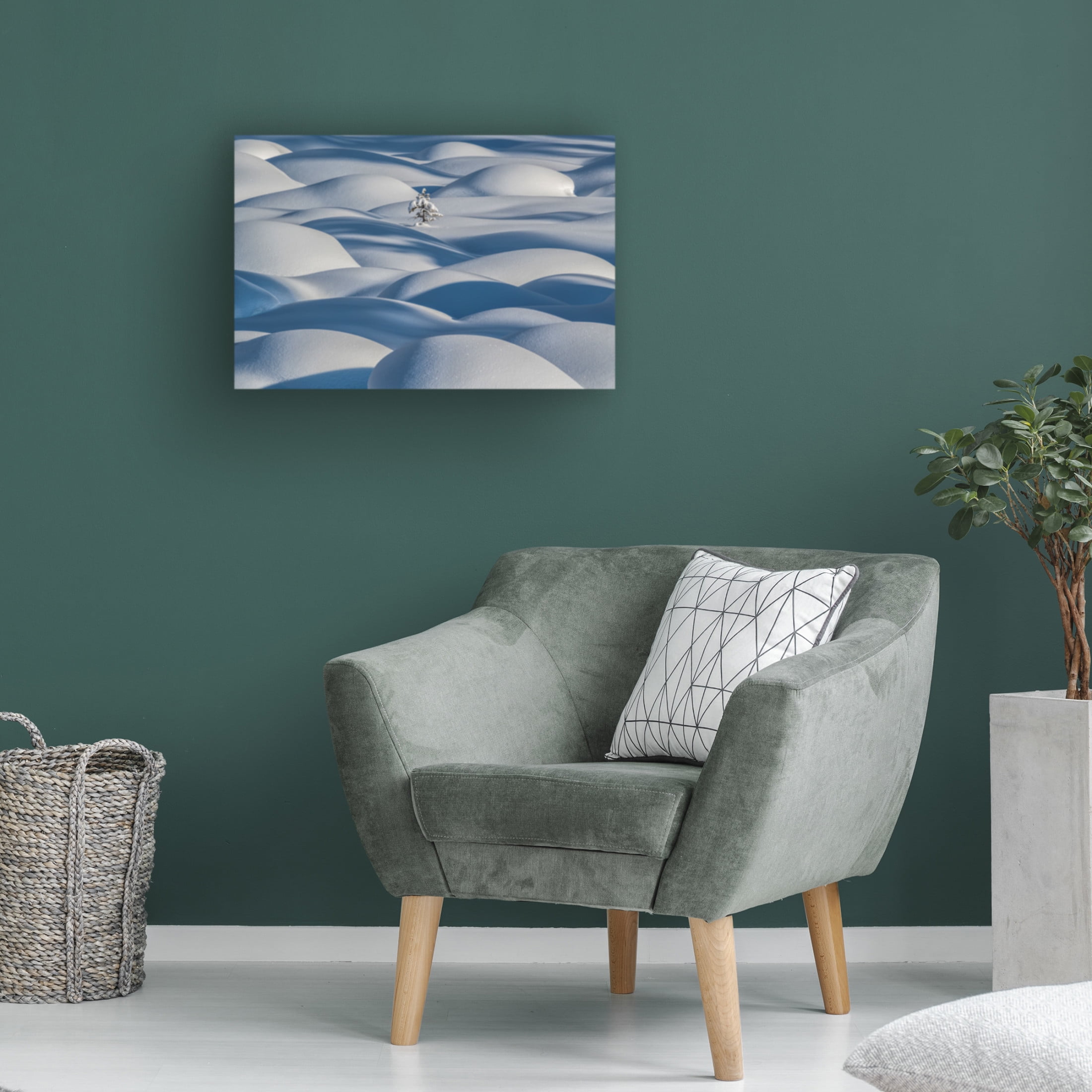 Canvas Wall Art - James S. Chia 'Standing Strong' Wall Art for Living Room, Bedroom, or Office Décor by Trademark Fine Art - 19 x 12 Inches