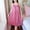 Watermelon Red, variant on Women's Sling Pajamas Suit Summer Elegant Solid V Neck Casual Sleeveless Satin Sleepwear Dress Home Wear Nightdress Pink Free Size