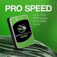 thumbnail image 4 of Seagate BarraCuda Pro 12TB Internal Hard Drive Performance HDD – 3.5 Inch SATA 6 Gb/s 7200 RPM 256MB Cache for Computer Desktop PC Laptop, Data Recovery – Frustration Free Packaging (ST12000DM0007), 4 of 7