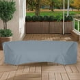 thumbnail image 5 of 210D Outdoor Sofa Cover for Curved Furniture Weather Resistant and UV Protected, 5 of 8