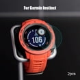 thumbnail image 4 of Protector de pantalla Protector de pantalla de película de vidrio templado transparente ultrafino para reloj Garmin Instinct JShteea Nuevo, 4 of 7
