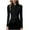 Black Womens Pullover Top, variant on Dress Shirts for Women Formal Business Turtleneck Sweater Front Tie Office Work Blouse