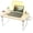 Maple, variant on Laptop Deskfor Bed Lap Desk with LED Desk Light, Adjustable Tablet Bed Table with Foldable Legs Storage Drawer, Breakfast Serving Tray Folding Laptop Stand Reading Holder for Sofa Couch Floor (Maple)