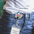 thumbnail image 6 of WIRESTER Set 2pcs Design Acrylic Key Card Holder Belt Clip Reel Id Badge Retractable - Colorful Mandala Crabs, 6 of 6