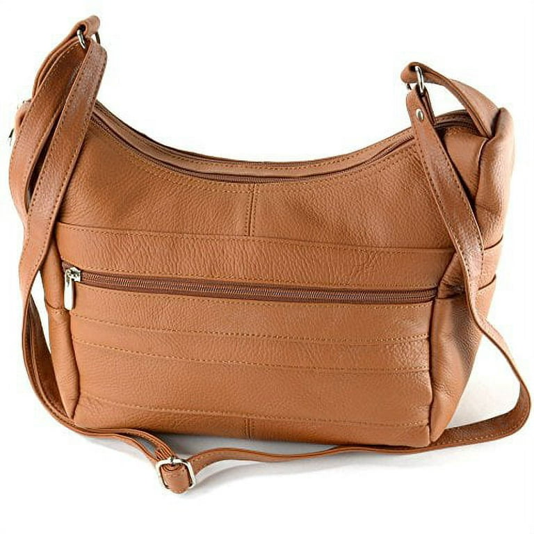 100% Genuine Leather Handbag Strap With Golden Buckle, Short/long