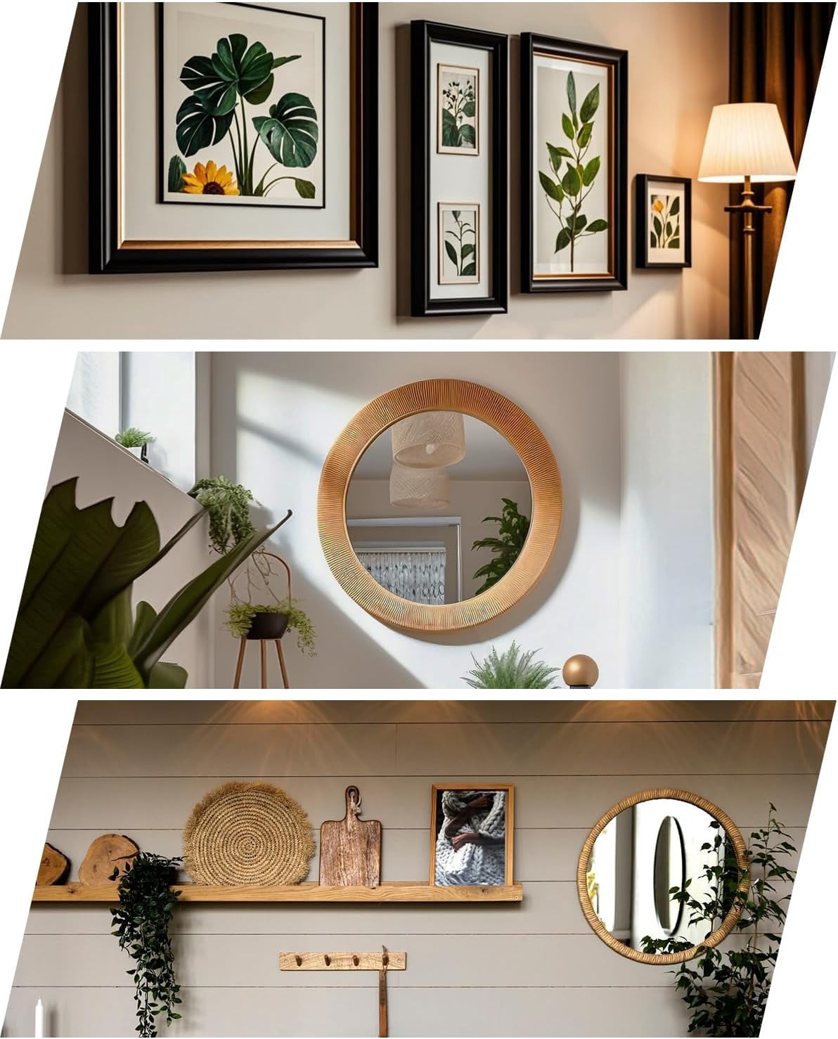 40Pcs Drywall Picture Hanger Claw: Holds Up to 40Lbs Easy Tool-Free Nail-Free Wall Hooks for Hanging Picture Mirror Photo Poster Kit - No Damage Heavy Duty Wall Hanger for Room Office Decor