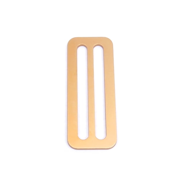 Yuarrent Cinturón de peso Slide Keeper Gear Chaqueta profesional Hebilla Buceo Cincha Arnés Retenedor Accesorio Dorado Type3 NO3