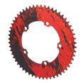 thumbnail image 3 of BOLANY Bicycle Chainring 56T BCD130 Chain Ring Positive Negative Tooth Single Disc for Road Folding BikeGalaxy Orange, 3 of 8