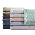 thumbnail image 4 of Couverture en Microfibre Polyester Madison Park 3M Scotchgard en Brun, 4 of 9