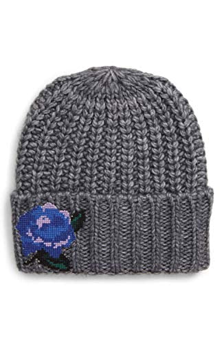 FREE PEOPLE Winter Hat Everything Rosy Beanie Winter Hat (Grey)