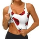 thumbnail image 3 of Fotbe Fly Flying Ladybug Sujetador Deportivo Largo sin Aros para Mujer con Almohadillas y Soporte Medio, Transpirable y Absorbente, Camiseta Tipo Chaleco o Tank Top-XX-Large, 3 of 8