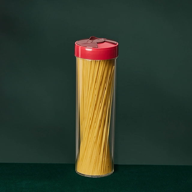 Contenants de Stockage Alimentaire Hermétiques Hauts Transparents Spaghetti Réutilisables Organisation de Garde-Manger Petite Organisation de Garde-Manger et Rangement Organisation de Garde-Manger et Rangement Maison Edit