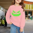thumbnail image 2 of Mercatoo Boys Girls Pullover Halloween Crewneck Long Sleeve Pumpkin Graphic Printed Sweatshirt Loose Warm Tops, 2 of 6