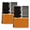Orange, variant on Orange Black Kitchen Towels Set of 2, Farmhouse Striped Modern Abstract Art Absorbent Dish Towels for Kitchen, Microfiber Hand Towel, Quick Drying Tea Towel for Cleaning Decorative Dishcloths