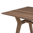 thumbnail image 6 of New Classic Furniture Thea 5-piece Wood Dining Set with Black Seat in Walnut, 6 of 10