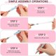 thumbnail image 5 of 3 Pieces Air Release Weeding Pen Vinyl Installation Pen Weeding Tool Glitter Fine Point Weeding Pin, 5 of 5