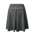 thumbnail image 5 of Tumotour Swim Skirtr For Women Solid Liner Quick Dry Bathing Suit Swimsuit Bottoms With Zipper Pocket Swim Skirt, 5 of 9
