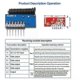 thumbnail image 5 of Módulo decodificador de código de aprendizaje para receptor RF de 433 MHz, inalámbrico, con salida de 4 canales para controles remotos (codificación 1527/2262)., 5 of 5