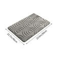 thumbnail image 3 of Seyotauo Gray Bathroom Rugs, Bath Mats for Bathroom Non-Slip, Super Soft and Water Absorbent, Microfiber Bath Rugs, Machine Wash Dry, Bath Rugs for Floor, Tub and Shower, 16" x 24", 3 of 9