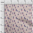 thumbnail image 1 of oneOone Tissu Polyester Lycra Rayé & Formes Géométriques Tissu Imprimé Géométrique BTY 56 Pouces de Large, 1 of 1