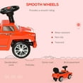 thumbnail image 5 of Aosom Kids Ride On Push Car,Suv Style Sliding Walking Car for Toddle with Horn,Music,Working Lights,Hidden Storage and Anti-Dumping System,Red,Red Plastic Toys Kids Bikes Riding Toys, 5 of 10