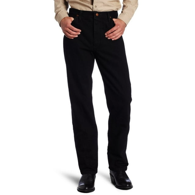 Wrangler Cowboy Cut Jean Coupe Originale Noir Ombre