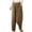 Brown-32, variant on REALiKUN Women's Vintage Corduroy Trousers High Elastic Waist Wide Leg Pocketed Pants Cozy Straight Leg Baggy Lounge Slacks
