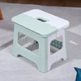 thumbnail image 5 of Compact Folding Stool | Space-Saving Plastic Stool for Home, Office & Outdoor Use | Multicolor | 22x18x19.5cm | Lightweight (1.02lb) | Portable & Foldable Design, 5 of 6