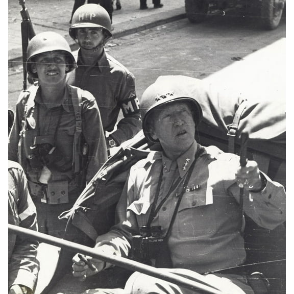 General George Patton Photo Print  (24 x 30)