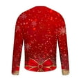 thumbnail image 5 of Elvqul Christmas Shirts for Men Ugly Pullover Y2K Crewneck Vacation Mens Shirts Long Sleeve, 5 of 5