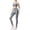 Grey, variant on 2 Piece Seamless Yoga Set High Performance Workout Outfit Gym Activewear with Sports Bra and Leggings for Women