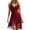 Hot Pink, variant on Western Cowgirl Dress for Women Slim Fit Sleeveless V Neck Ruched Tassel Fringe Midi Dresses Country Concert Dress