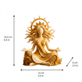 thumbnail image 2 of Sun Goddess Statue, Celestial Divine Feminine Resin Figurine Tabletop Desk Ornament for Home Office Shelf Decor, 2 of 6