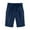 Navy, variant on Inleife Womens Shorts Five Points Women's Summer Elastic Waist Drawstring Side Pocket Solid Color Short Pants 5/4