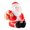 A1#Red,1.18X1.18", variant on Mini Christmas Figurines, Santa Resin Figurine, Small Santa Claus Ornament, Tiny Santa Statue, Seasonal Santa Sculpture, Indoor Home Tabletop Display Decor, Christmas Decorations for Winter Hloliday