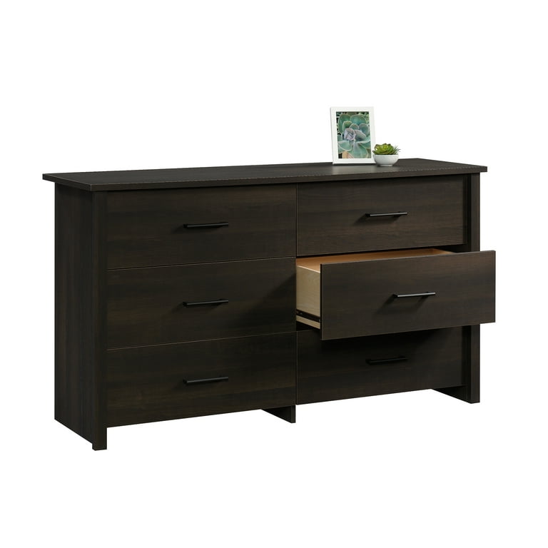 Mainstays Hillside 6 Drawer Dresser Espresso Finish Walmart