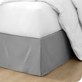 thumbnail image 1 of Bare Home Double Brushed Bed Skirt - Premium 1800 Collection - 15-inch Drop - Full, Light Gray, 1 of 4