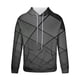 thumbnail image 5 of Sudadera con capucha para hombre, estilo casual, con cuello redondo, estampado, manga larga, blusa de poliéster, 5 of 6