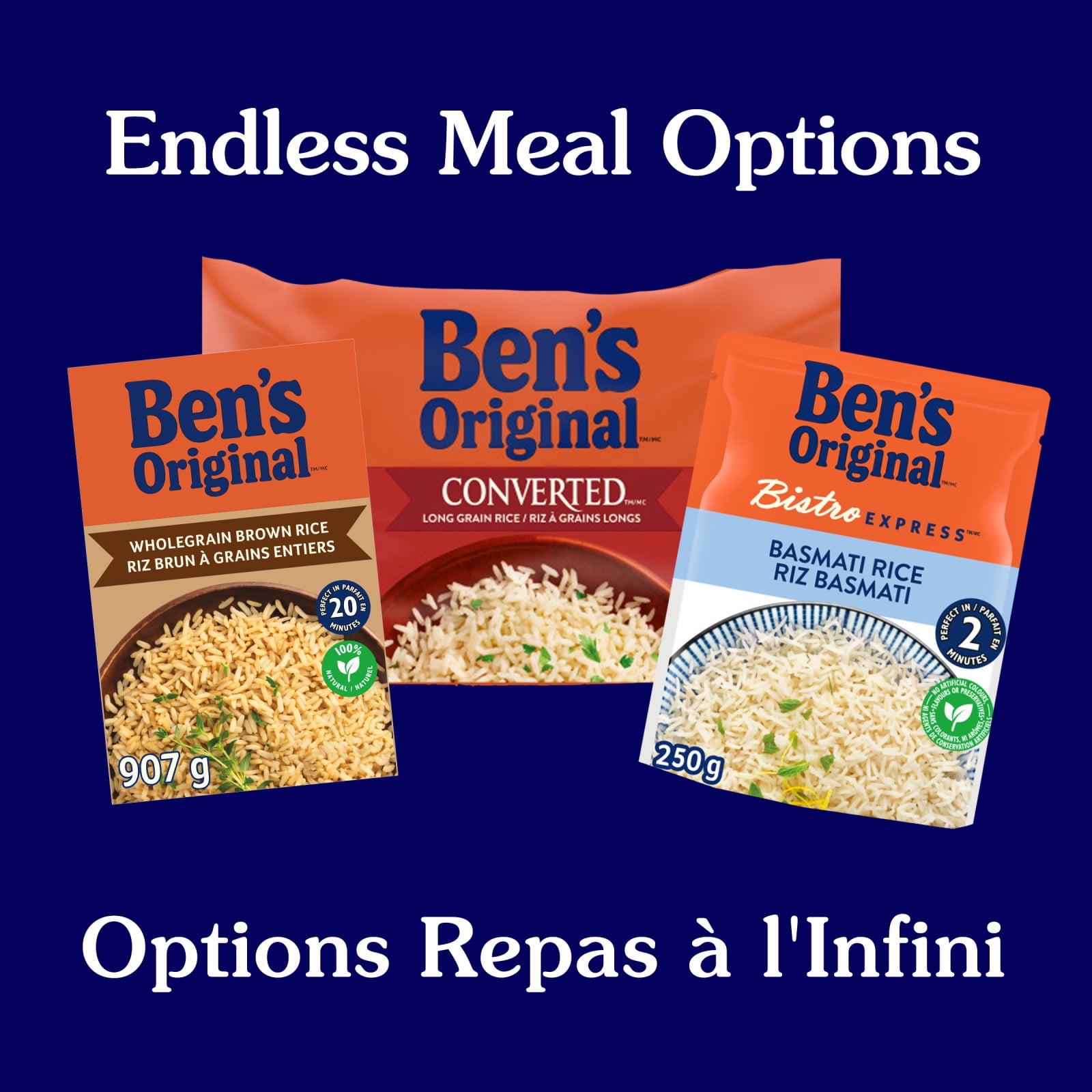 BEN'S ORIGINAL CONVERTED Long Grain Parboiled Rice, 907g Box, Perfect Every Time™