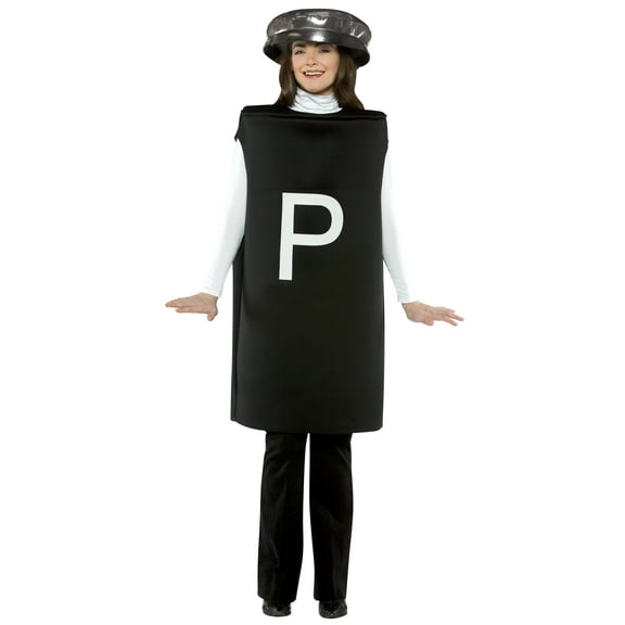Rasta Imposta Black Pepper Shaker Halloween Costume, Adults, One Size Fits Most
