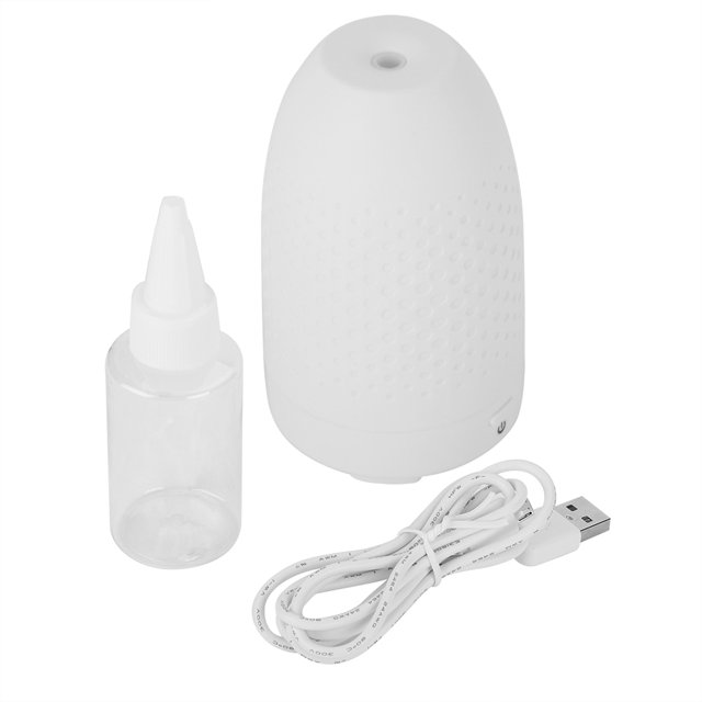 Difusor manchado ultrasónico portátil humidificador aromaterapia luz LED de 7 colores con cable USB
