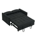 thumbnail image 3 of Newboti Furniture 54.30"Double Cushioned Broaching Machine, Wooden Board Bracket, Cushioned Frame Broaching Machine, Double Bed, Black 9408, 3 of 7