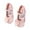 Pink, variant on Otqutp Children Breathable Shoes Children's Leather Shoes Female Spring and Autumn Princess Shoes Glitter Blue Flat Single Shoes