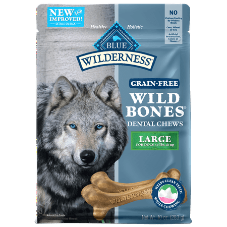 Blue Buffalo Wilderness Wild Bones Grain Free Dental Chews ...