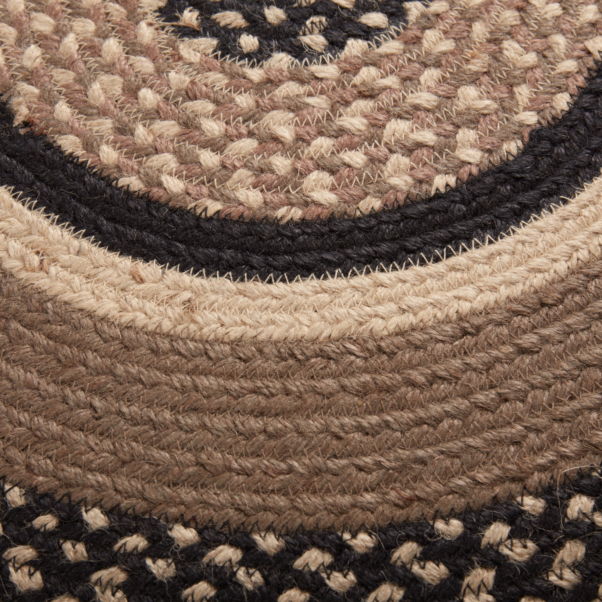 VHC Brands Sawyer Mill Jute Area Rug Farmhouse Country Style Floor Mat Non Skid Pad 48x72