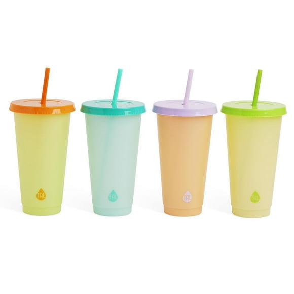 TAL 4-Pack Color Changing Cups 24oz, Water Bottle