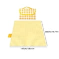 thumbnail image 2 of Waterproof Picnic Blanket 59x79In, Foldable Outdoor Mat with Carry Handle for Camping, Beach and Travel, 2 of 5