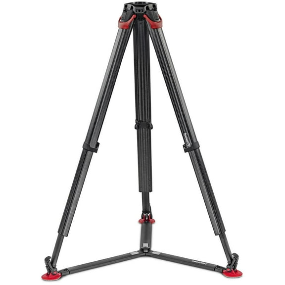 Sachtler flowtech 75 aktiv 2-Section Carbon Fiber Tripod with Ground Spreader